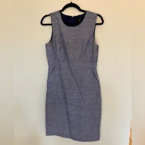 J. Crew Linen Sheath Dress